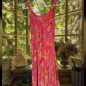 90s Tie Dye Hawaiian Dress